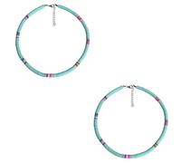 RVHAOODI Boho Jewelry Color Beads Red Casual Turquoise Women's