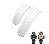 RVHAOODI Bracelet de montre à boucle courte en caoutchouc, 20mm 21mm, adapté au rôle de sous-marin Daytona OYSTERFLEX Yacht Master, petit bracelet en Silicone
