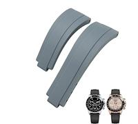RVHAOODI Bracelet de montre à boucle courte en caoutchouc, 20mm 21mm, adapté au rôle de sous-marin Daytona OYSTERFLEX Yacht Master, petit bracelet en Silicone