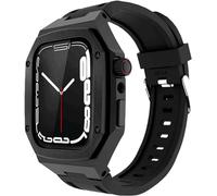 RVHAOODI Bracelet de montre en acier inoxydable et pour Series 44 45 49 mm, alliage d'aluminium, kit de mise à niveau, pour iWatch 8/7/6/5/4/SE Accessoires de rechange