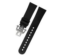 RVHAOODI Bracelet de montre en caoutchouc et silicone de 23 mm pour Blancpain Fifty Fathoms - Bracelet de rechange souple - Accessoires de montre