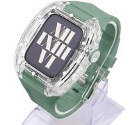 RVHAOODI Bracelet en caoutchouc transparent pour montre Ultra 9 8 7 6 5 4 SE 44 mm 45 mm