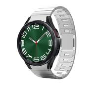 RVHAOODI Bracelet magnétique en métal sans espaces pour Galaxy Watch6 44mm 40mm Bracelet à lien à dégagement rapide pour Galaxy Watch 6Classic 43MM 47MM bracelets de montre