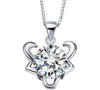 RVHAOODI Chains For Women,S925 SterlingFor Women Zodiac Signs Zircon Taurus Elegant Zodiac Gift Jewelry For Girls