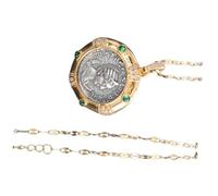 RVHAOODI Collier Pendentif Émeraude Bijoux Fantaisie Pour Femmes Bijoux Vintage Bijoux Pour Femmes Bijoux De Cou En Alliage