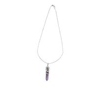 RVHAOODI Collier Pendentif En Cristal Chaîne De Cou Élégante Collier Bijoux De Cou Roman Bijoux De Cou Créatifs Pendentif De Cou Élégant Bleu Turquoise Violet,mauve