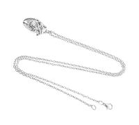 RVHAOODI Collier Pendentif En Fme De Cœur Pendentif En Fme De Cœur Collier Bijoux Femme Bijoux De Charme Tour De Cou Coeur Alliage
