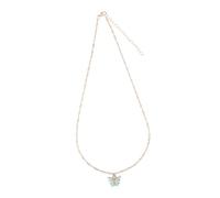 RVHAOODI Collier Turquoise Foulard Fme Décation Pendentif De Cou De Mode Chaîne De Cou Acrylique Chaîne De Cou De Personnalité Black Alliage