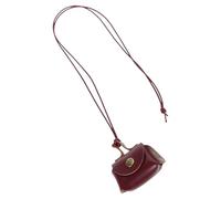 RVHAOODI en cuir avec pendentif pte-monnaie pour femme - Longue chaîne de pull pour écouteurs - Accessoire de collier