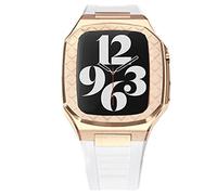 RVHAOODI Ensemble de modification de boîtier et de bracelet de montre en acier inoxydable, pour bracelet 44 mm 45 mm 9 8 7 6 5 4 SE Series pour homme et femme