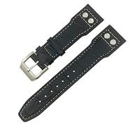 RVHAOODI For IWC IW3777 IW3270 Mark 18 Big Pilotu2019s Watch Strap Soft Cowhide Bracelets 20mm 21mm 22mm Leather Watch band