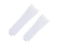 RVHAOODI For Submariner Daytona GMT Natural Rubber FKM Lengthened Watch Strap Glide Buckle 20mm Curved End Fluororubber Watch Bands