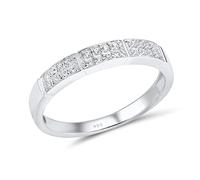 RVHAOODI For Woman Sparkling White Cubic Zirconia Engagement Fine Jewelry