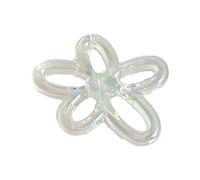 RVHAOODI Jewelry 5 Color 24.5mm Irregular Small Charm Pendants for Women Colorful Flower Jewelry Necklaces Making Findings Girl jewelry