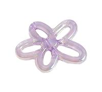 RVHAOODI Jewelry 5 Color 24.5mm Irregular Small Charm Pendants for Women Colorful Flower Jewelry Necklaces Making Findings Girl jewelry