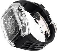 RVHAOODI Kit de bracelet de montre transparent en pour 2 8/7/6/5/4/SE, 49 mm, 45 mm, 44 mm