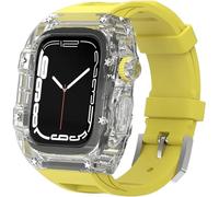 RVHAOODI Kit de bracelet de montre transparent en pour 49 mm, 45 mm, 44 mm, bracelet de montre de sport RM transparent, pour iWatch Series 8/7/6/5/4/SE