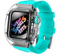 RVHAOODI Kit de modification de bracelet de montre transparent pour 8 7 6 5 4 SE 45 mm 44 mm, 44mm, Agate
