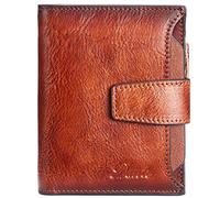 RVHAOODI Leather Wallet for Men Extra Capacity Bifold Wallet RFID Blocking Credit Card Holder Slim Minimalist Purse Front Pocket Wallet with 18 Card Slots with Zip Coin Pocket