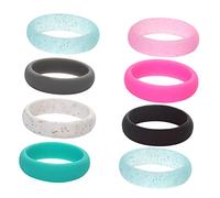 RVHAOODI Men's Set Flashes Glitter Men's Pledge for Couples Engagement Bridal for Rings