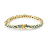 RVHAOODI Moissanite Diamond for D Color clarity Moissanite Tennis 925 Sterling Silver Moissanite Bracelet