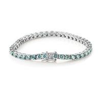 RVHAOODI Moissanite for D Color clarity Diamond S925 Sterling Silver Moissanite Tennis Bracelet