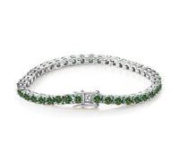 RVHAOODI Moissanite for D Color clarity Diamond S925 Sterling Silver Moissanite Tennis Bracelet