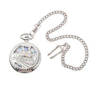 RVHAOODI Montre Gousset Ancienne Montre de Poche Ancienne Montre de Poche et Chaine Montres mécanicien Pour Montre Suspendue Pendentif Montre de Poche de Gamme Alliage de Zinc