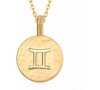 RVHAOODI Necklace,Zodiac Signs Ladies Roman Symbols en Pendant Choker Constellation Symbol Pendant Jewelry For Girls Birthday Present