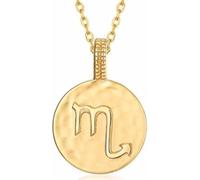 RVHAOODI Necklace,Zodiac Signs Ladies Roman Symbols en Pendant Choker Constellation Symbol Pendant Jewelry For Girls Birthday Present
