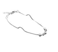 RVHAOODI New 45Cm Sterling SilverSilver Charms Romantic Heart Pendant Woman Fine Party Wedding Fashion Christmas Gifts Decoration Jewelry Commemorative Accessories Trendy Best For Gift