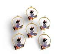 RVHAOODI Ornaments 10pcs 24x18mm Cute Tiger Charms Pendants for Making Necklace D.I.Y s Supplies Sculpture