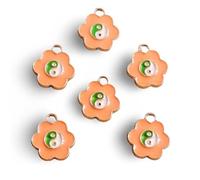 RVHAOODI Ornaments 10pcs 25 * 15mm Cute Plant Cactus Charms Pendant for Making Necklace D.I.Y Accesories Supplies Sculpture
