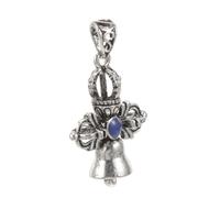 RVHAOODI Pendentif de des démons croisés déc vajra décs bouddhistes artisanat bouddhiste déc bouddhiste maison pour les bouddhistes déc de pilon vajra alliage