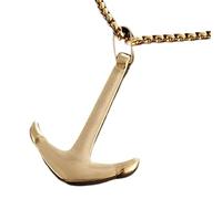 RVHAOODI Pirate Necklace for Men and Women, Vintage Pirates Charm of the Caribbean Necklace Jack Sparrow's Skull Necklace Jewelry, Anchor Pendant