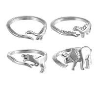 RVHAOODI Ring Charms for Necklace Making Rabbit Figurines Caries Toast Model Digital Figurines Caterpillar Props Bracelets Fashionable Bracelets Rack Shoe Rack Strainer Alloy