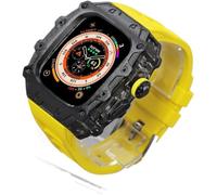RVHAOODI RM Style Boîtier de montre en alliage + bracelet de montre, pour 2 49 mm, pour homme et femme, bracelet de montre de sport en et kit d'étui, pour iWatch série 8