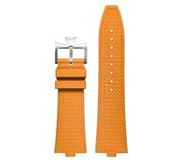 RVHAOODI Senior FKM Fluorine Rubber Watchband For 4500V 5500V 7900 Watch Strap Vc Convex Mouth 7mm Wristwatches Band