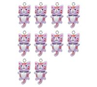 RVHAOODI [] Set of 10 Pendant Accessories Creative Cat Themed Charms for Artistic Jewelry Design and Craft