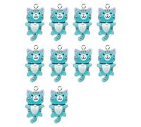 RVHAOODI [] Set of 10 Pendant Accessories Creative Cat Themed Charms for Artistic Jewelry Design and Craft