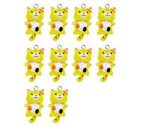 RVHAOODI [] Set of 10 Pendant Accessories Creative Cat Themed Charms for Artistic Jewelry Design and Craft