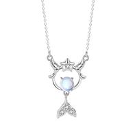 RVHAOODI Silver Zodiac for Women Moonstone 12 Constellation Horoscope Astrology Creative Jewelry Gifts Mother Girlfriend,sapricorn