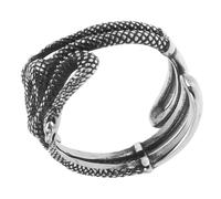 RVHAOODI Snake Cuff Ring Durable Gothic Jewelry for Retro Style Open Finger Design for Halloween Celebrations and Themed Events for Parties