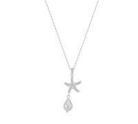 RVHAOODI Starfish Pendent Ocean for Women Pearls Plated Boho Handmade Summer Beach Jewelry
