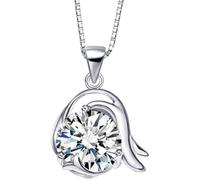 RVHAOODI SterlingChain,S925 SterlingFor Women Zodiac Signs Zircon Capricorn Elegant Zodiac Gift Jewelry For Girls