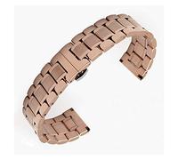 RVHAOODI strap 14mm bracelet wristband butterfly buckle rose gold silver
