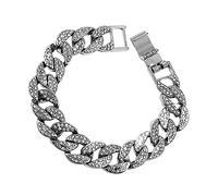 RVHAOODI trim bling diamond tennis chain hip Attractive Chain Miss link chain able