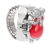 RVHAOODI Vintage Owl Design Finger Ring Watch Exquisite Creative Jewelry for Daily Wear Durable and Practical Unique Accessory for Any Outfit