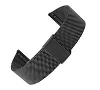 RVHAOODI watch strap 20mm 22mm 24mm band stainless steel mesh exquisite hook buckle wristwatch bracelet
