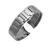 RVHAOODI Watch Strap Metal Stainless Steel Strap, Suitable For Smart Butterfly Buckle Frosted Black Silver Rose Gold 22mm